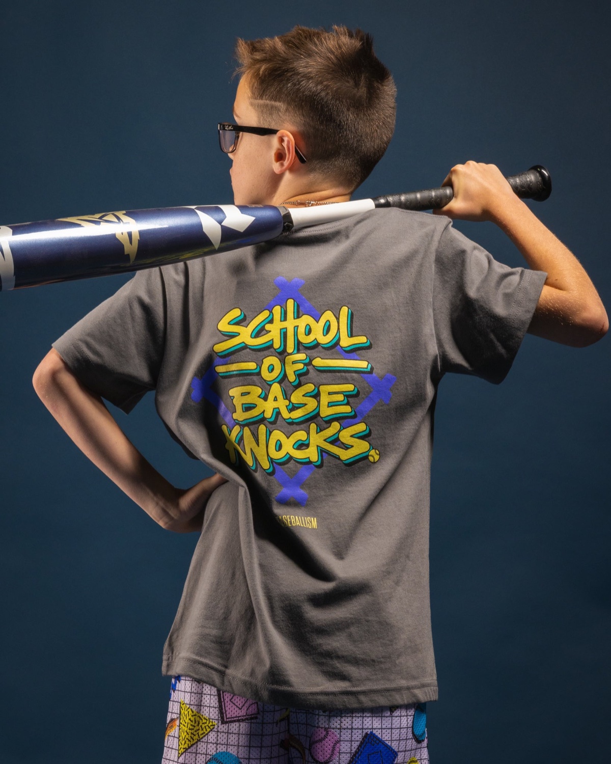 Official Baseballism product image of the Hard Knocks youth T-shirt
