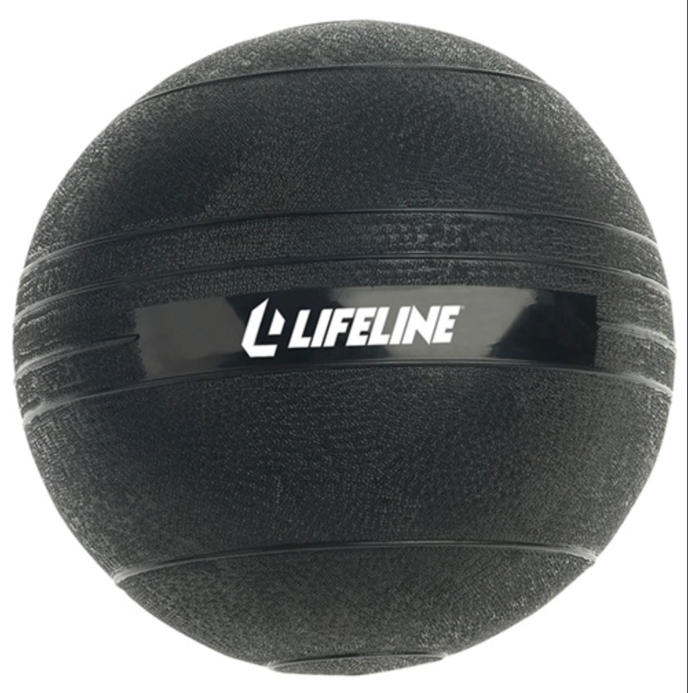Official product image of a Lifeline Fitness weighted slam ball